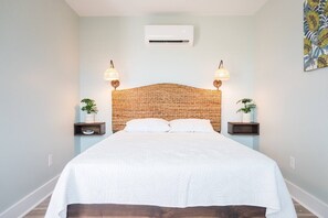 1 bedroom, travel crib, WiFi, bed sheets