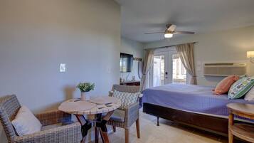 1 bedroom, iron/ironing board, travel crib, WiFi