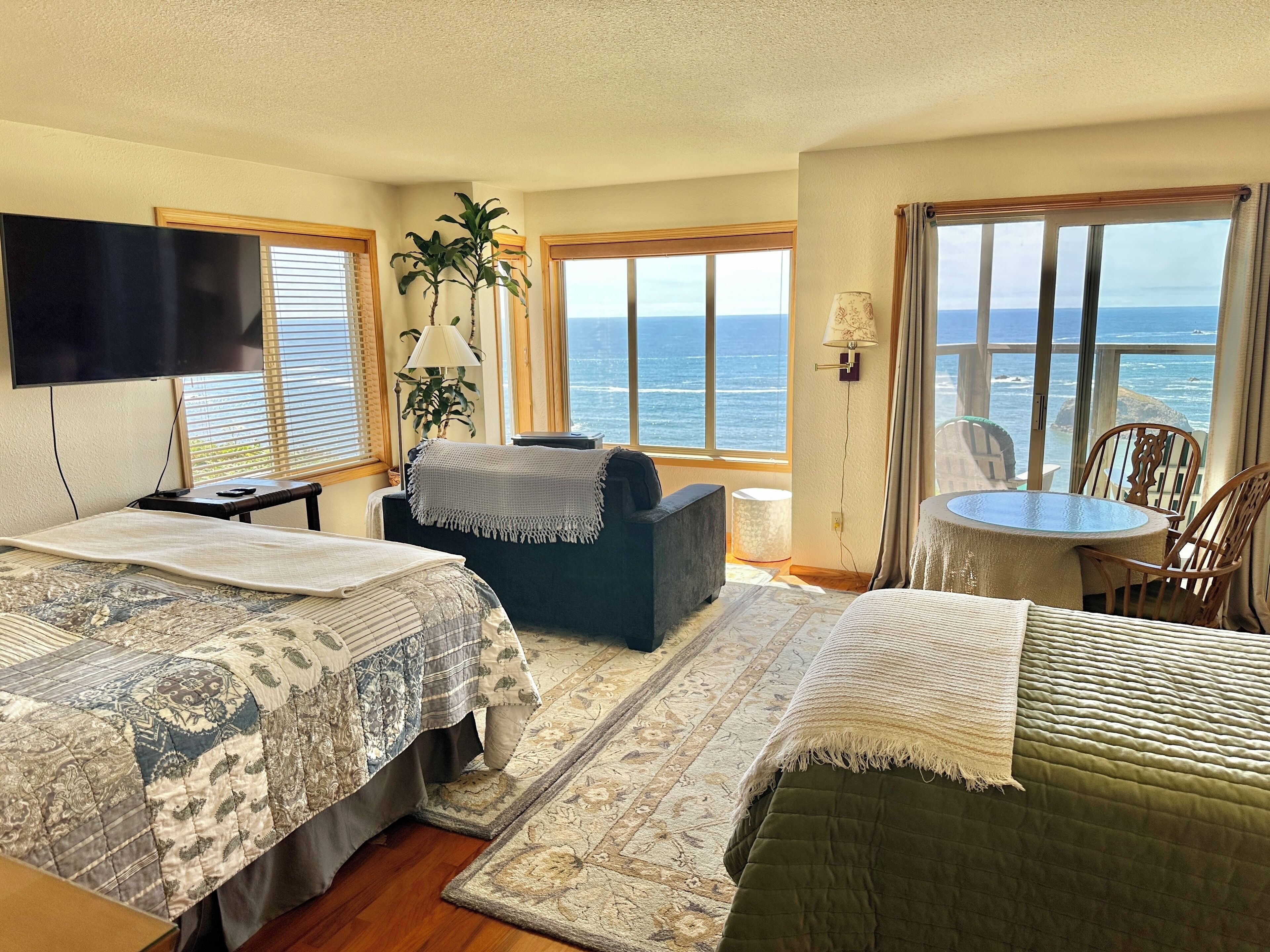 Kamar | Meja kerja, kedap suara, Wi-Fi gratis, dan seprai linen