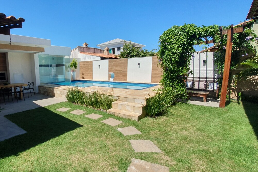 BEACH HOUSE WITH POOL AND BARBECUE