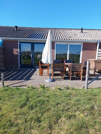 De Plevier<br>Apartment with a beautiful view over the horse pasture near the sea