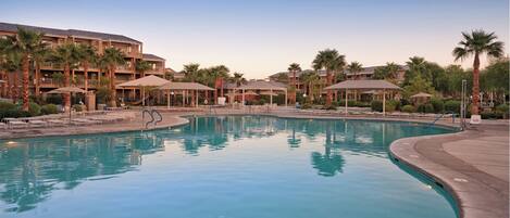 Indoor pool, outdoor pool