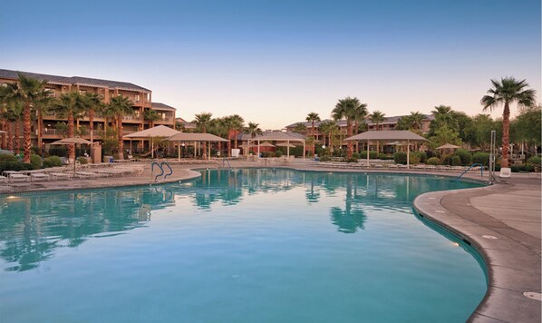 Indoor pool, outdoor pool
