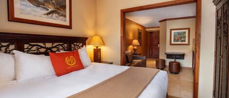 1 bedroom, bed sheets