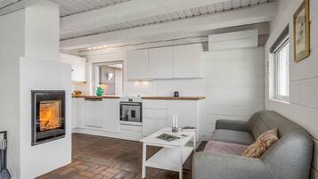 Smart-tv en een open haard