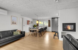 تلفزيون، مدفأة، ستيريو