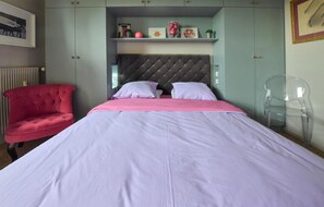 2 habitaciones, cuna de viaje, wifi gratis y ropa de cama 