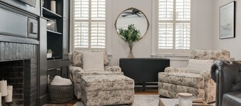 Location is perfect and a big bonus we have our own parking at the home!