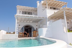 Outdoor pool - Argana Villa Naxos (Naxos)