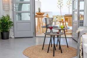 Deluxe Villa, 3 Bedrooms, Private Pool, Sea View | Outdoor dining - Argana Villa Naxos (Naxos)