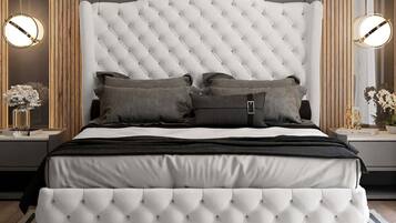 Luksushuoneisto | 2 makuuhuonetta, yksilöllisesti sisustettu, yksilöllisesti kalustettu