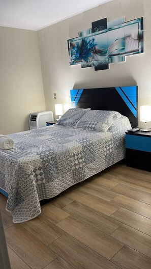 3 habitaciones, tabla de planchar con plancha y wifi gratis 