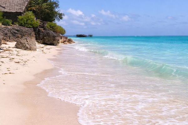 Beach nearby, white sand