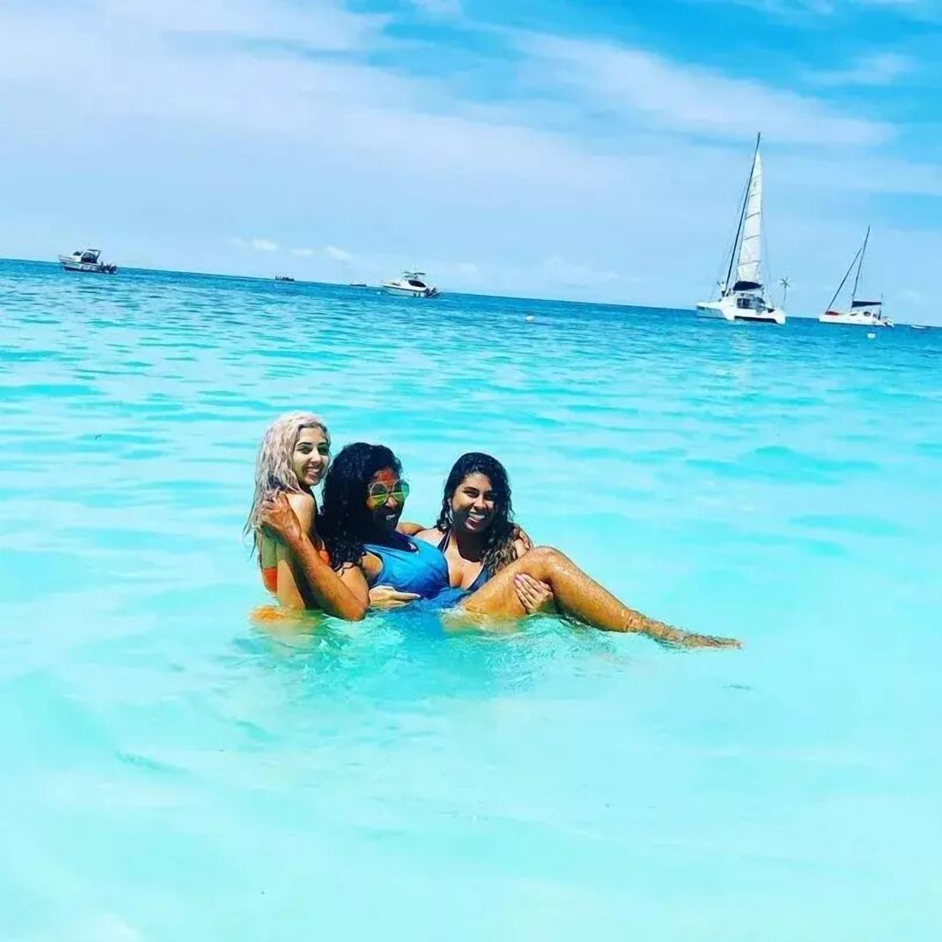 Beach nearby, white sand