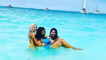 Beach nearby, white sand