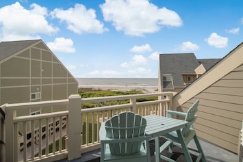 Gorgeous ocean views from the top floor deck