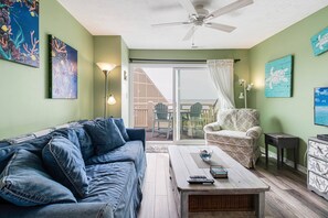 Smart TV, DVD player - Amazing Ocean Views from Lovely 2 BR Condo w/ Pool at Oak Island Beach Villas. (Oak Island)