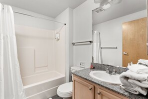 Bathroom - 2BR/2BA In The Block Apartment by CozySuites (Indianapolis)