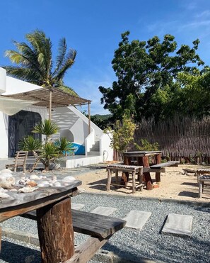 Nhà, 2 phòng ngủ, quang cảnh biển | Vườn