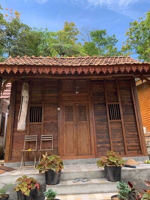 Façade de l’hébergement