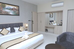 Chambre Deluxe | Bureau, Wi-Fi gratuit, draps fournis