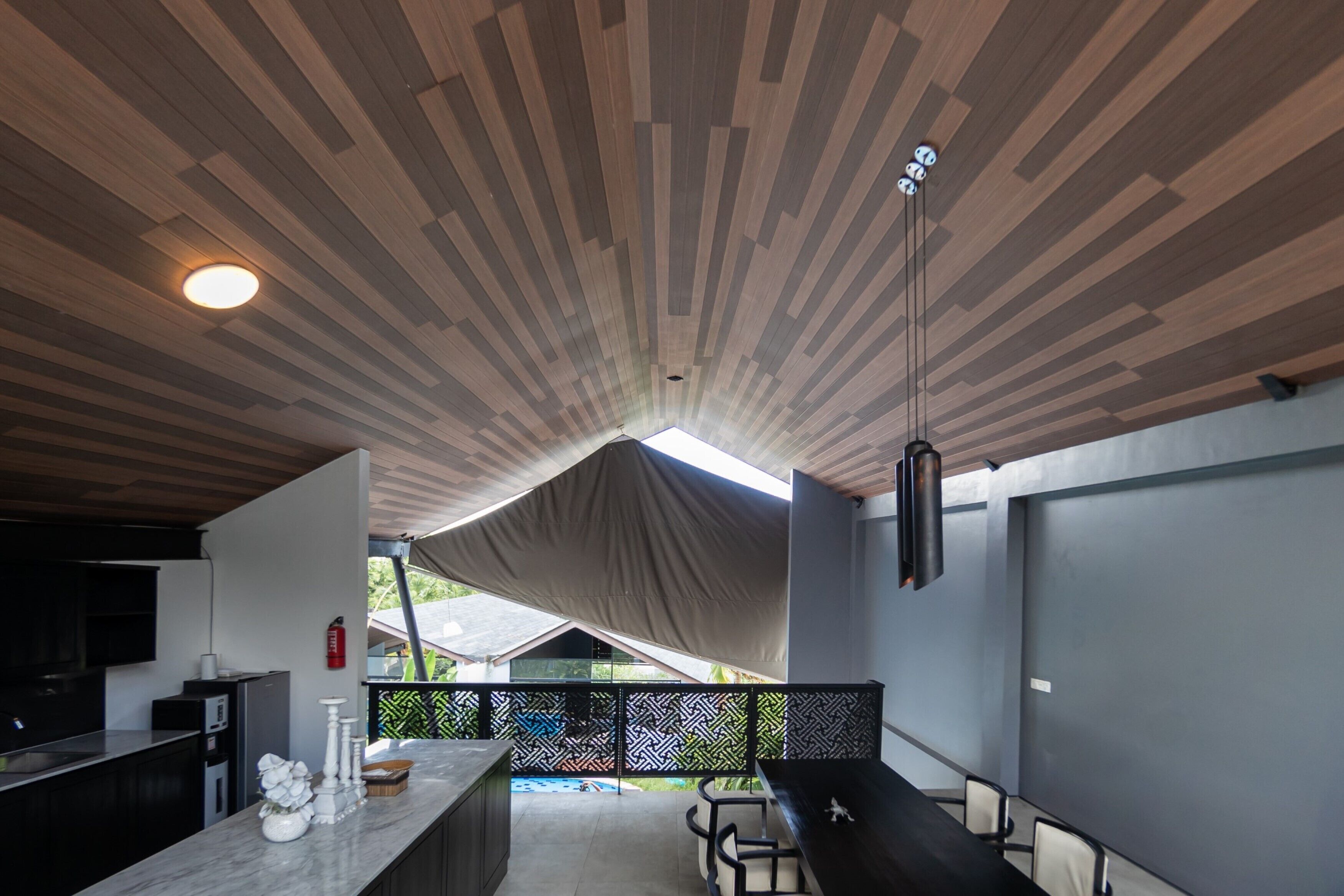 Villa, 2 Bedrooms | Private kitchen | Fridge