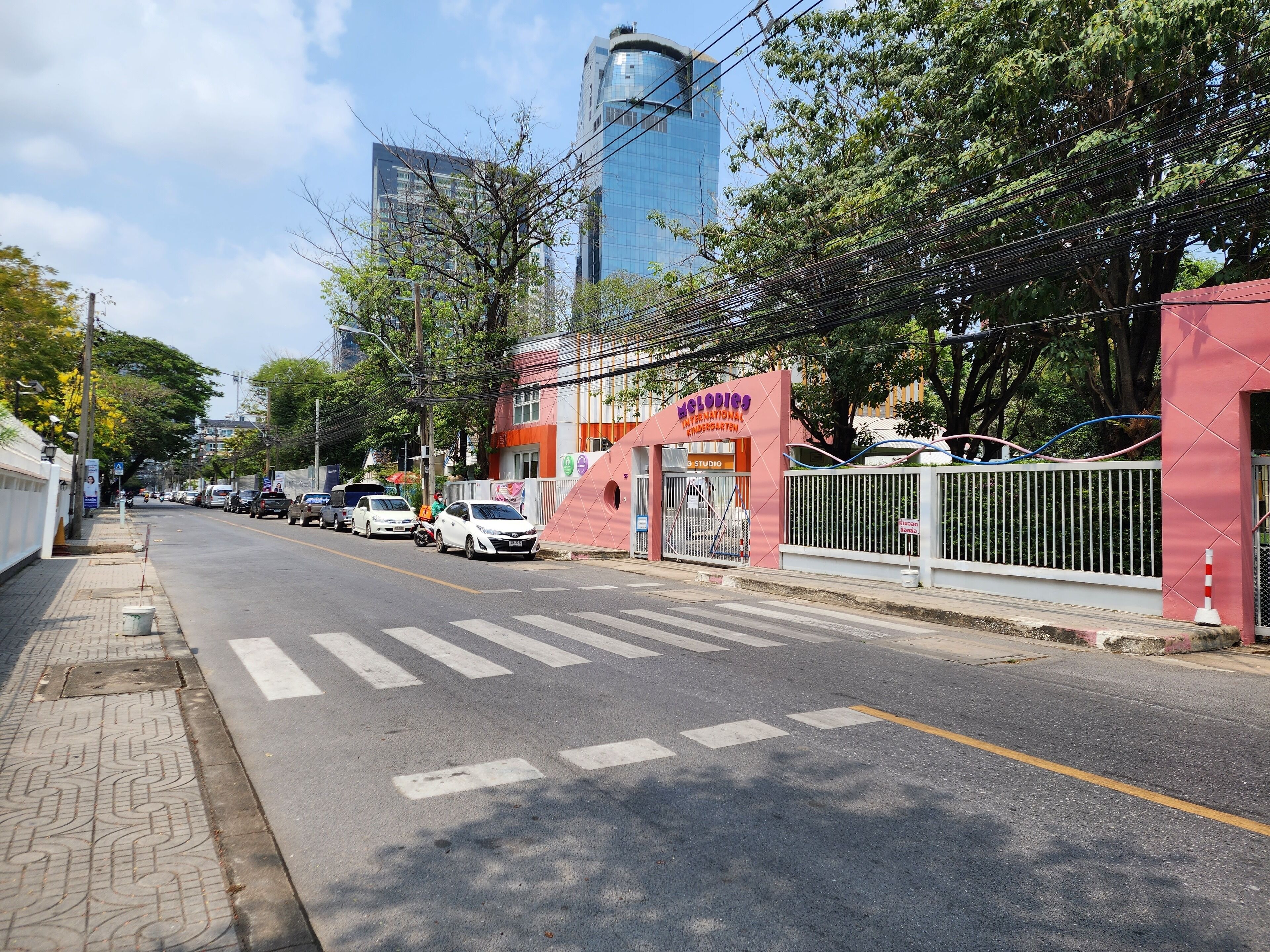 Facciata della struttura