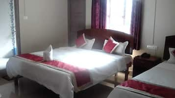 Premium bedding, free WiFi, bed sheets