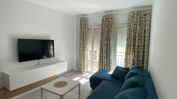 TV, DVD player, stereo