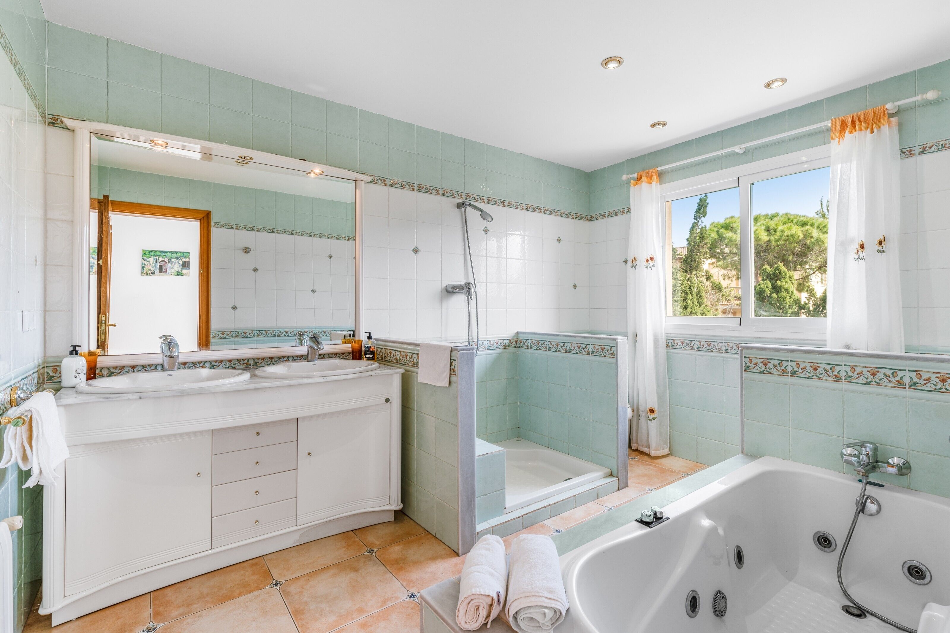 Baignoire, serviettes fournies