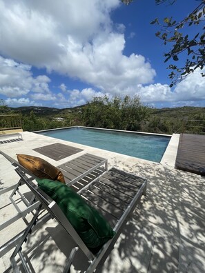 Outdoor pool - Mediterranean Apartment. Private Suite on beautiful property in English Harbour! (English Harbour)