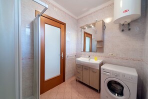 Shower, hair dryer, bidet