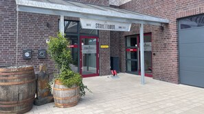 Interior entrance