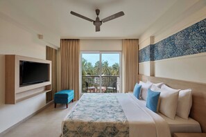 Suite, 1 Queen Bed (View) | Minibar, in-room safe, desk, laptop workspace - The Fern Habitat Goa, Candolim, Series by Marriott (Candolim)