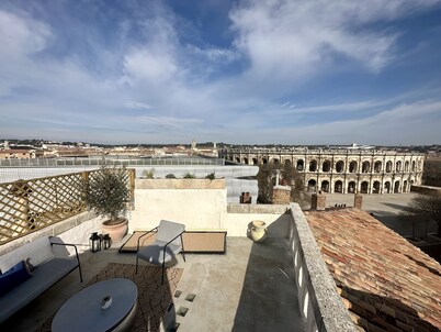 The arena terrace