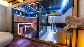 Turkish bath/hammam, hot stone massages, deep-tissue massages