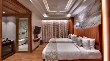 Winter Green Room -Twin Bed | In-room safe, individually furnished, desk, laptop workspace