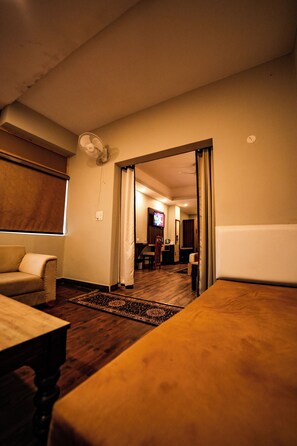 Family Room | Down comforters, memory foam beds, laptop workspace, blackout drapes - Hotel Square One By D'Polo Dharamshala  ID 92552899 (Dharamshala)