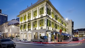 A multi-story hotel with a classic facade, large windows, and a visible entrance. - ST Signature Tanjong Pagar, SHORT OVERNIGHT, 12 hours: 8PM-8AM (Singapore)