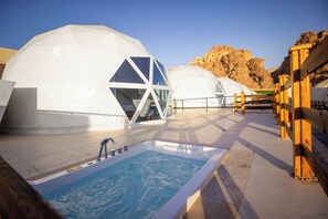 Suite, 1 Bedroom, Hot Tub | Minibar, free WiFi, bed sheets - The Rock Camp Petra (Wadi Musa)