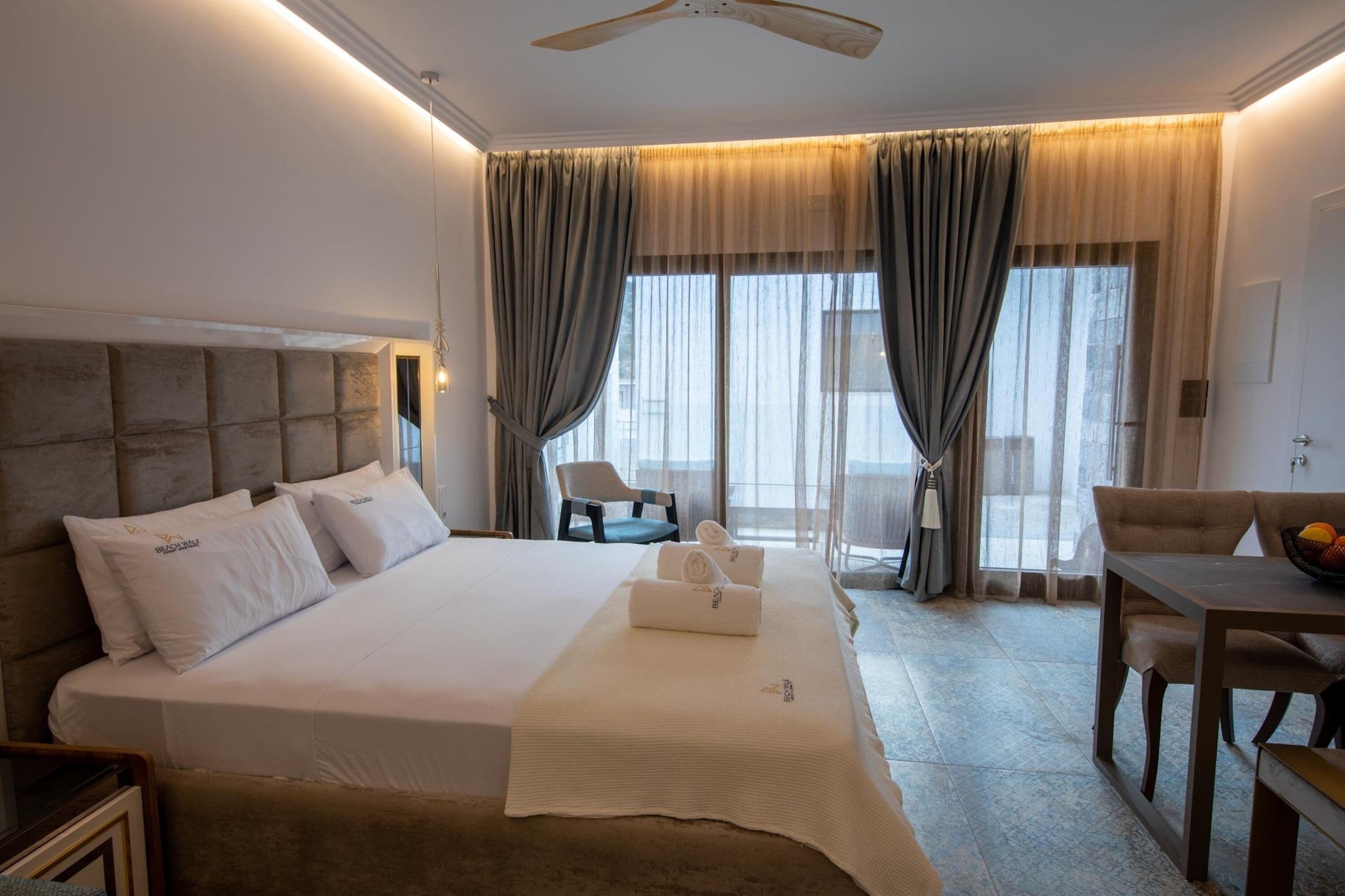 Superior Studio | Premium bedding, memory-foam beds, in-room safe, desk