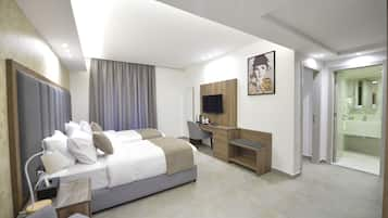 Studio Suite Ekonomi | Seprai katun Mesir, seprai premium, dan tempat tidur Select Comfort