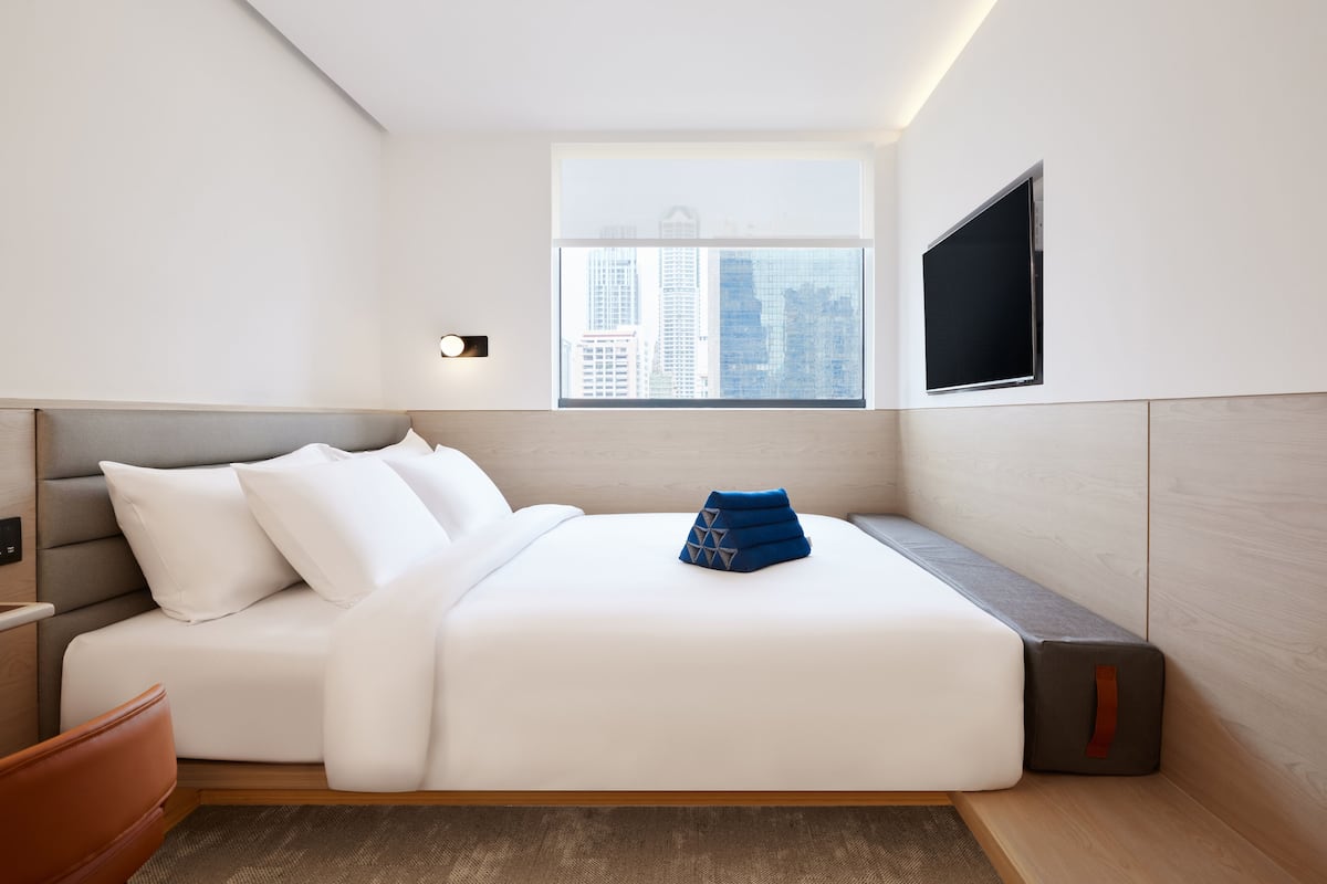 Camera, 1 letto king, vista città (Cosy) | Cassaforte in camera, con stile personalizzato