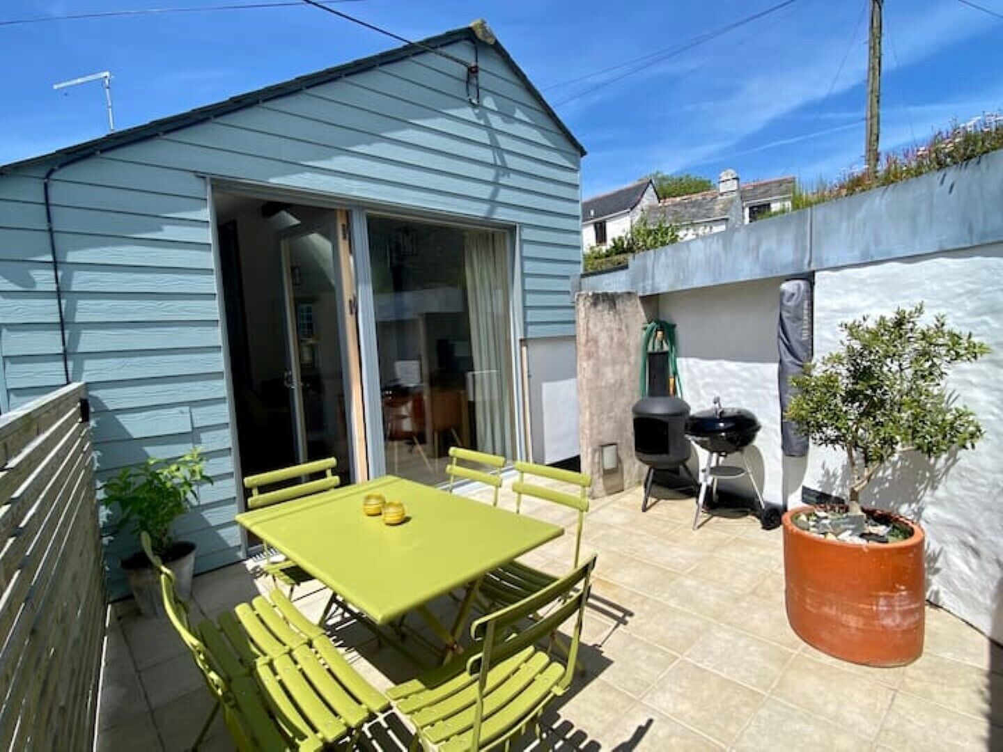 Contemporary cottage in coastal village