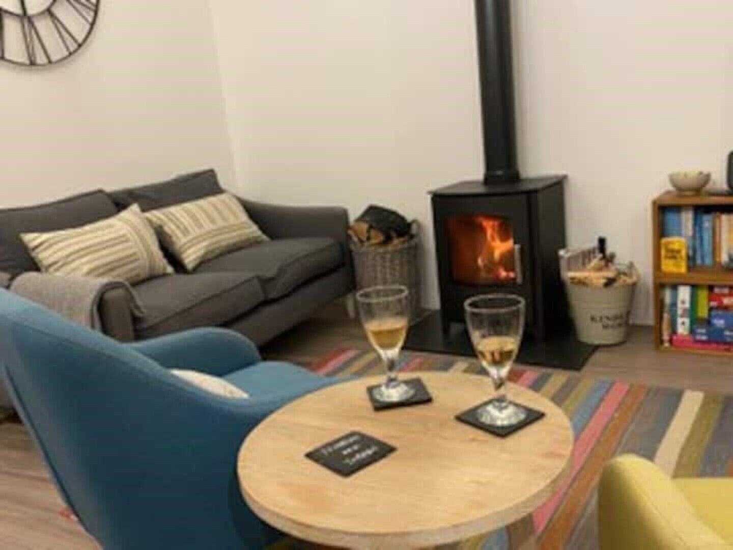 Contemporary cottage in coastal village