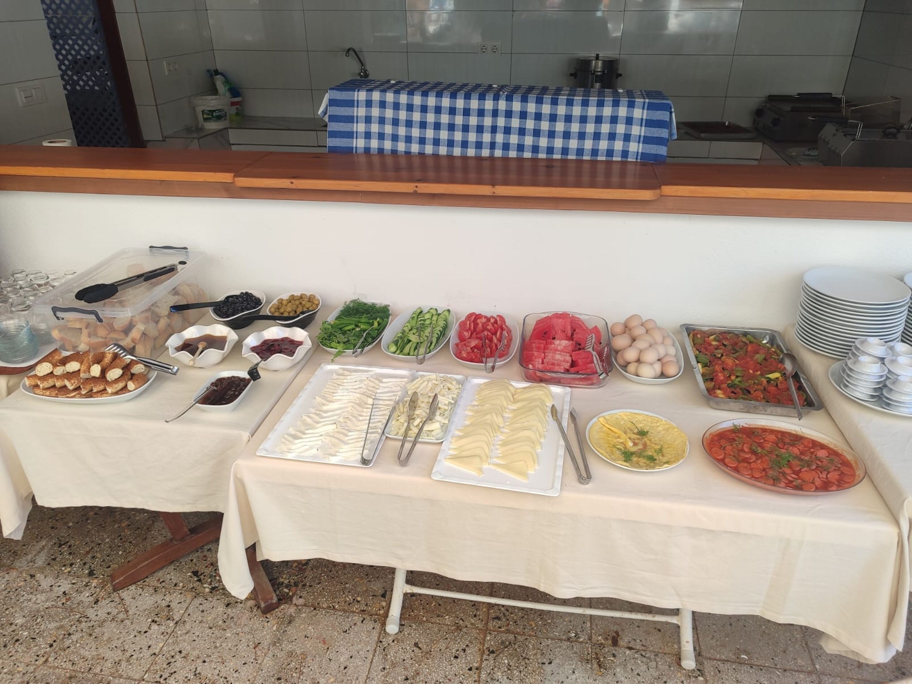Breakfast buffet