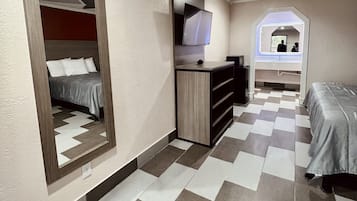 Blackout curtains, soundproofing, free WiFi, bed sheets