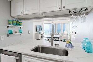 Condo, 1 King Bed with Sofa bed, Kitchen, Ocean View (Beachfront Days) | Interior - Beachfront Days Ocean View Condo Bliss (Panama City Beach)