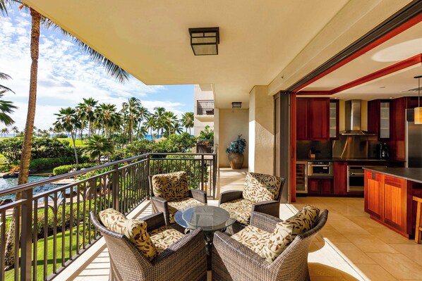 Condo, Multiple Beds, Balcony, Partial Ocean View (Hale Kauwela) | Outdoor dining - Hale Kauwela Ko Olina Resort Villa w/ Views (Kapolei)