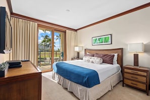 Appart'hÎtel, plusieurs lits, balcon, vue partielle sur l'océan (Hale Kauwela) | 2 chambres, décoration personnalisée, ameublement personnalisé
